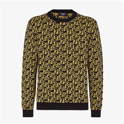 fendi yellow sweater|fendi sweater women.